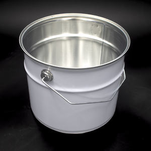 Bidones cónicos de hojalata de 198 mm de la mejor calidad, disponibles con tapa a presión o tapa con cierre de anillo, capacidad total de 3,7 a 6,3 litros. - Product Image 1