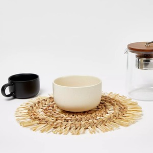 Customizable Eco-Friendly <b>Round</b> Seagrass Handicraft <b>Placemat</b> & Cup Coaster for Dining & Wedding Events Handmade in Vietnam - Product Image 6