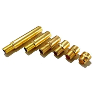 Extension Nipple Brass Material Used For Pipe fitting High Quality By Indian Exporter For Whole Sale Price