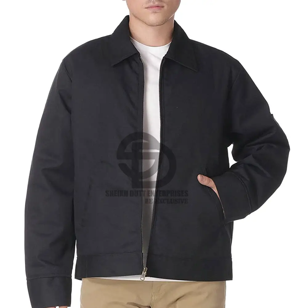 Mens Insulated Eisenhower Front Zip Jacket Top Selling Working Jackets Outdoor Workshop Wear Custom Design