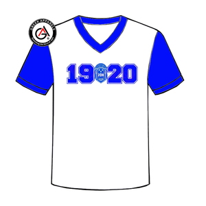 Zeta phi Beta soror เสื้อผ้าสตรีเสื้อแขนสั้นแฟชั่นสำหรับทุกเพศเสื้อคอวีสำหรับผู้หญิง - Product Image 4