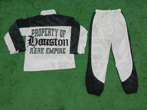 Custom Windbreaker Tracksuit Jacket Short Sweat Suit Nylon Print Two Piece Lightweight Streetwear Unisex Sweatpants <b>Hoodie</b> Set - Product Image 3