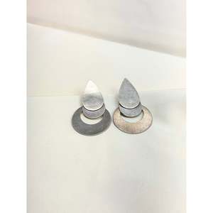 Tridha Contemporary 925 <b>Silver</b> Drop <b>Earrings</b> with Quartz Diamond <b>Pearl</b> Cute and Trendy Design for Weddings Parties and Gifts - Product Image 1