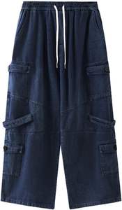 Pantalones de Pijama de Franela para Hombre con Logotipo Personalizado Directo de Fábrica, Pantalones Deportivos para Hombre con Lavado Ácido - Product Image 5