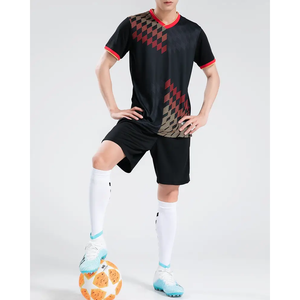 Combinaison de sport de course d'entraînement de football de haute qualité, personnalisable avec votre nom et votre numéro, ensemble de shorts à séchage rapide - Product Image 5