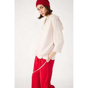 Sudadera con Capucha y Cremallera de Tela Modal Sedosa - Product Image 2