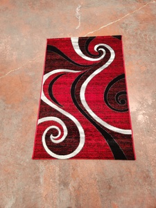 Tapis Adiva en polyester style Turquie Gaziantep, tissé jacquard, à poils longs, rembourré, réversible, lavable, fabriqué à la machine - Product Image 6