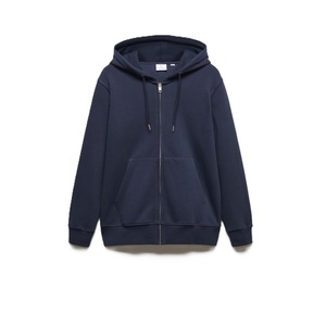 Sweat à capuche zippé pour homme en molleton 100% coton épais, personnalisé, de haute qualité, couleur unie, hiver, fabriqué au Bangladesh, écologique - Product Image 1