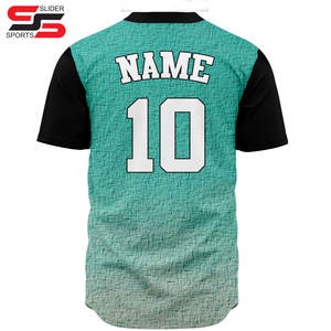 Vente en gros Design personnalisé Polyester Baseball Softball Jersey Hommes Femmes Chemise vierge Respirant Plus Size Offre Spéciale Baseball Wear - Product Image 2