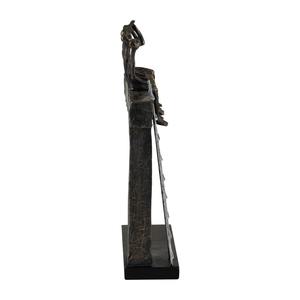 Artistic Black Metal Human Figurine Sculpture With <b>Ladder</b> Elegant Modern Table <b>Decor</b> Symbolizing Unity And Team Spirit - Product Image 2