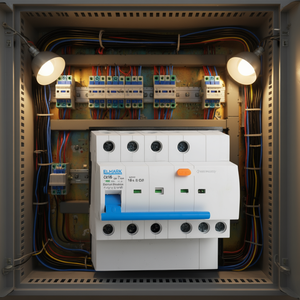 เบรกเกอร์วงจรไฟฟ้าอิเล็กทรอนิกส์ Elmark Jel6 C16 3P 16A 300mA แบบ Rccb - Product Image 3