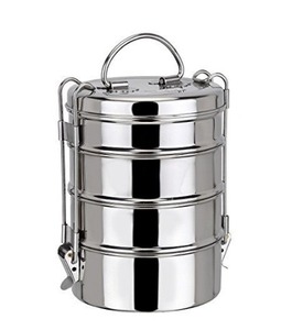 Offre exceptionnelle sur 100% Pince à déjeuner en acier inoxydable de qualité authentique pour bureau et hôtel Boîte à clip verrouillable pour compartiment pique-nique 7*4 - Product Image 1