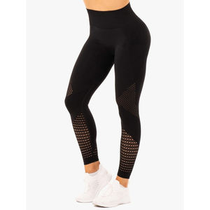 Leggings de Yoga sans couture pour femmes de haute qualité taille haute respirant entraînement de gymnastique pantalon pêche hanche entraînement effet de levage de la hanche - Product Image 3
