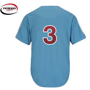 Nuevo Jersey personalizado jersey de béisbol cuello redondo jersey de béisbol de secado rápido estampado de sublimación camisetas unisex de béisbol transpirables - Product Image 5