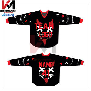 Maillot de joueur d'équipe personnalisé en sublimation respirant, séchage rapide, design élégant et personnalisable pour le haut en mesh fabriqué pour le terrain - Product Image 3