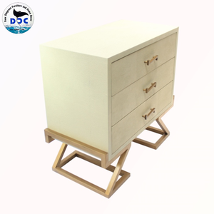 Meubles de chambre à coucher en bois de style moderne et luxueux, tables de chevet de haute qualité en faux shagreen, prêts à l'exportation au Vietnam - Product Image 3