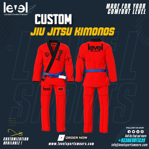 Kimono Jiu Jitsu Uniformes Hommes Costume Jiu Jitsu Karaté Gi Jiu Jitsu Gi 2025 En Gros Arts Uniforme 2025 Bjj Kimono Uniforme - Product Image 3