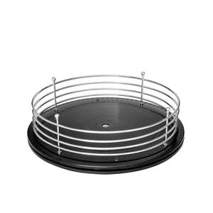 Ensemble de 3 plateaux de service en métal demi-rond en laiton pour la maison et l'hôtel Plateaux de service pour aliments et boissons, - Product Image 6