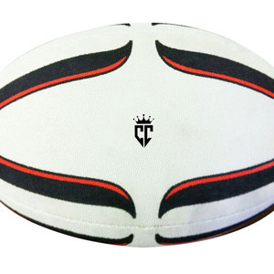 Ballon de rugby de taille officielle 5, résistant aux impacts, de haute qualité, avec couleur et logo personnalisables pour l'entraînement, les matchs d'entraînement - Product Image 5