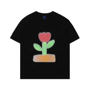 Camiseta de punto de espuma 3D de gran tamaño unisex, camiseta personalizada con estampado de logotipo, impresión Digital de larga duración, estilo Hip Hop para hombres - Product Image 4