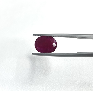 Mejor Precio, Rubí Africano Natural Calentado, Corte Ovalado en Forma de Pera, Calibración de Tamaño 6x8-8x10mm, Color Rojo Intenso, Gema Suelta para Joyería - Product Image 3