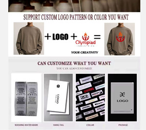 Sweat-shirts à capuche pour hommes en coton 100% de haute qualité en gros, doublure thermique, fermeture éclair intégrale, poche, chaud pour l'hiver, poids lourd - Product Image 6