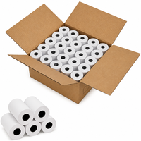Rouleaux de papier thermique pour reçus de supermarché, banque, distributeur automatique de billets, 80x80mm, pour imprimante de caisse enregistreuse, imprimante POS, logo personnalisé OEM, vente en gros, approvisionnement en vrac