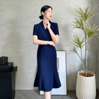 Ensemble robe blazer formelle pour femme, longueur genou, pour le bureau et les tenues professionnelles, 100% polyester respirant, OEM ODM