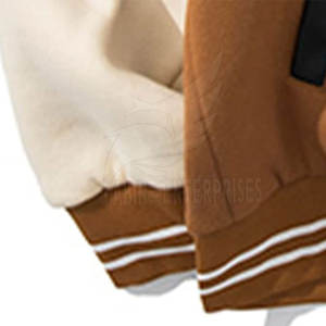 Veste universitaire en cuir de laine légère de haute qualité personnalisée en gros col montant hiver style rue principale nouveau design Service OEM - Product Image 4