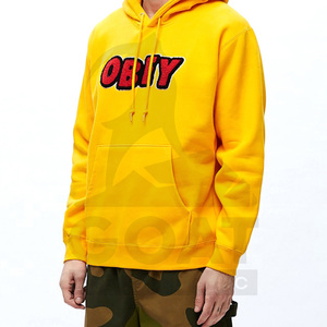 Sudadera con Capucha de Invierno para Hombre, de Alta Calidad, Bordada, Estilo Urbano, Ecológica, de Secado Rápido, Transpirable, Mezcla de Algodón, con Bolsillo, OEM Personalizado - Product Image 3