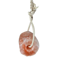 Sel rose de l'Himalaya naturel sculpté en forme de vache pour chevaux et bovins