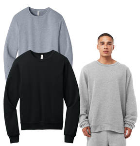 Sweat-shirt unisexe Bella + Canvas 3911 à col rond et épaules tombantes, en molleton douillet, décontracté, pour superposition, hiver, numérique, homme et femme, long - Product Image 5