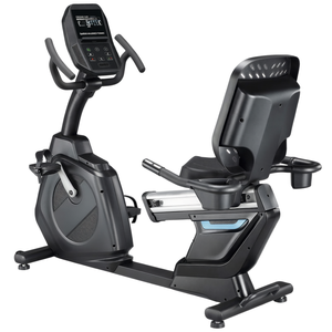 Vélo de fitness inclinable français avec console LED et transmission par courroie pour entraînement cardio et d'endurance en intérieur - Product Image 3