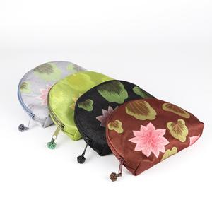 กระเป๋าสตางค์ผู้หญิงผ้าโพลีเอสเตอร์คลาสสิก Taffeta หอยลายดอกบัว,OEM & ODM ลำลองเป็นมิตรกับสิ่งแวดล้อม - Product Image 1