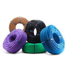 Auto-estinguente cavo elettrico pieghevole in PVC tubo ondulato diametro 20mm colore blu lunghezza in metri - Product Image 1