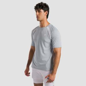 เสื้อยืดเทนนิส Edge สีเขียว-ขาว ทรงปกติ ผ้าถักเนื้อหนัก 220gsm พิมพ์ลายสกรีนแบบกดอัด พิมพ์ซิลค์สกรีน - Product Image 3