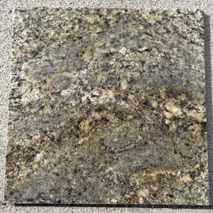 12X12กระเบื้องหินแกรนิตสีทองสำหรับ Amazon พื้นผิวเปลวไฟขัดเงาสำหรับพื้นปรับปรุงหินในห้องนั่งเล่นห้องน้ำกลางแจ้ง - Product Image 1