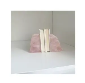 Thạch Anh Hồng đá quý đá tự nhiên chữa bệnh tinh thể đá bookend tinh thể tự nhiên bookends tự nhiên Rose thạch anh tinh thể bookend