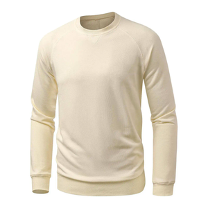 Pull à capuche oversize en molleton 100 % coton pour homme, couleur unie, style vintage, haute qualité, épais, idéal pour l'hiver - Vente en gros - Product Image 1