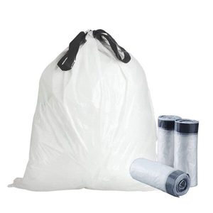 High Quality Durable Custom Logo Biodegradable Plastic Disposable Drawstring Heavy Duty <b>Cat</b> <b>Litter</b> <b>Box</b> Liners Bag - Product Image 2