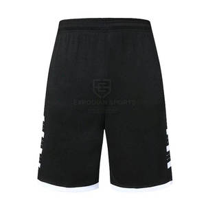 Pantalones cortos de malla de baloncesto transpirables de secado rápido para hombre con logotipo y diseño personalizado - Product Image 3