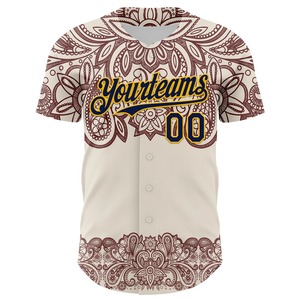Vente en gros personnalisée, impression numérique par sublimation, maillot de baseball à mailles vierges, maillot de baseball en polyester pour adultes et professionnels - Product Image 2