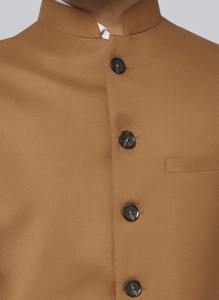 Gilet marron pour homme, coupe classique, idéal pour les affaires, les mariages et les occasions spéciales, disponible au prix d'usine. - Product Image 2