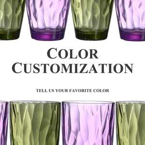 Holar-vaso de plástico para fiesta al aire libre, vaso alto de Onda Verde irrompible, hecho en Taiwán - Product Image 4