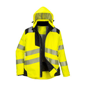 Veste de sécurité réfléchissante deux tons haute visibilité pour homme Veste de chantier haute visibilité respirante et durable - Product Image 4