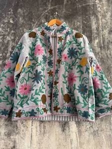 Handcrafted Uzbek-Inspired Velvet Suzani Jacket – Elegant Bohemian Embroidered Women's Fashion Coat - Product Image 3