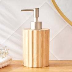 Bomba dispensadora de jabón de madera hecha a mano para una solución de decoración de baño elegante, práctica y funcional que destaca - Product Image 6