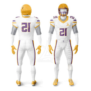 Uniforme de football américain fabriqué au Pakistan, meilleur prix 2025, respirant, manches courtes, vêtements de sport d'été, 100% polyester, personnalisable - Product Image 6