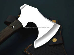 Hachas Tomahawk de Acero de Damasco Industrial de Alta Calidad, Uso Multiusos, Mango de Acero de Damasco Color Plata, Diseño Popular para - Product Image 6