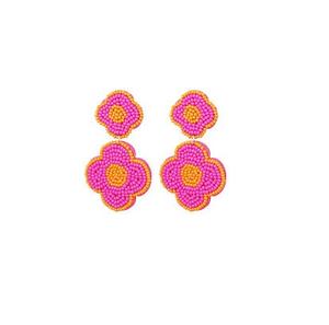 Pendientes de cuentas bordadas a la moda de buena calidad, Color personalizado para niñas y mujeres, pendientes de joyería a la moda, pendientes bordados - Product Image 4